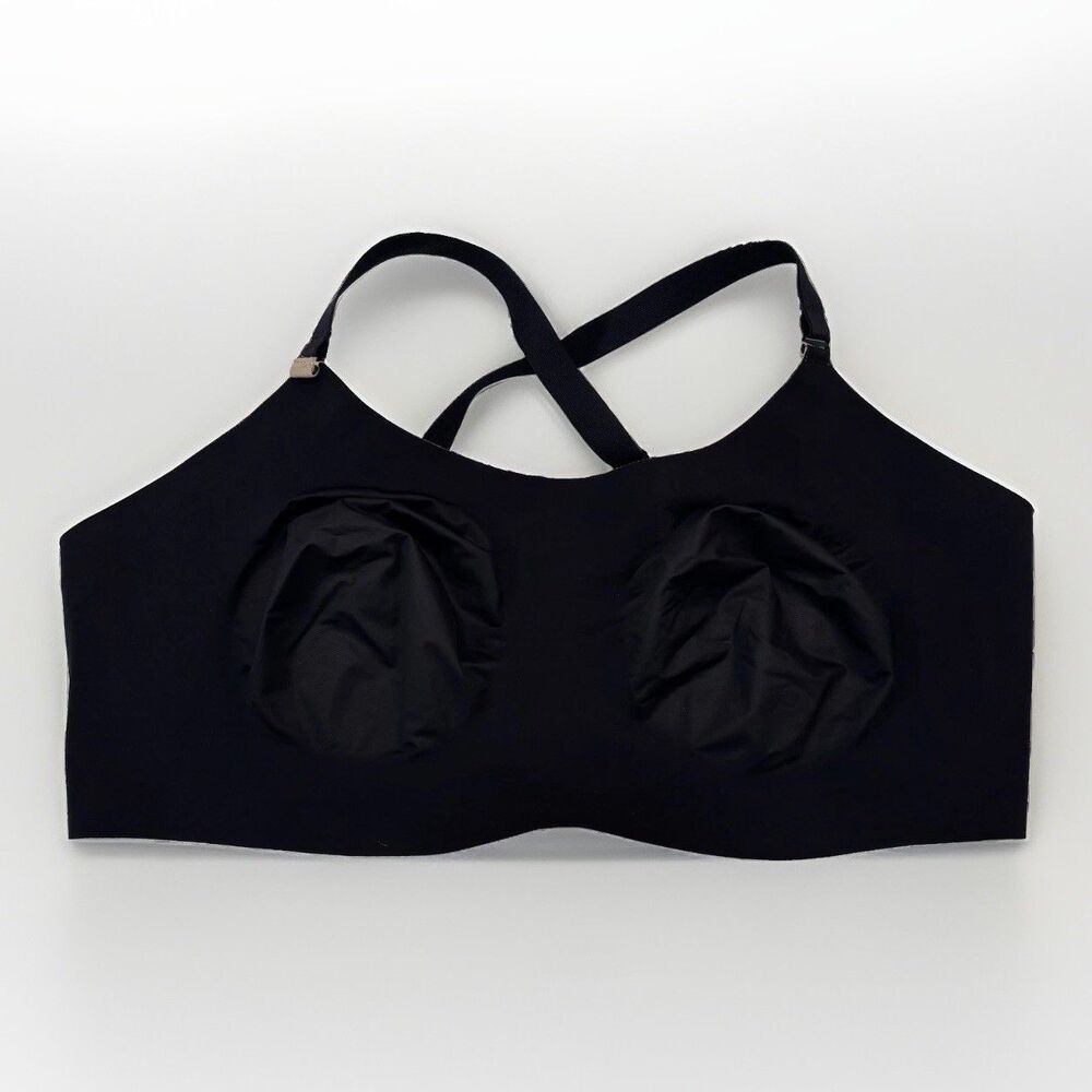 Knix Bra Womens Size 8 Evolution Wireless Non Padded Black